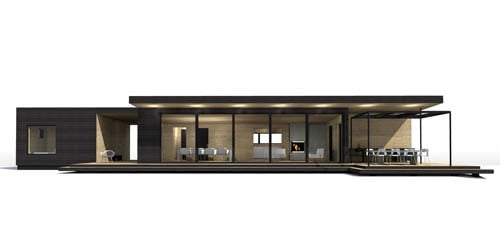 Sunhouse Linjakas talo S400 - Moderni huvila
