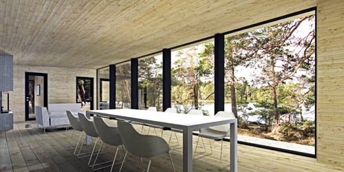 Sunhouse Linjakas talo S400 - Moderni huvila